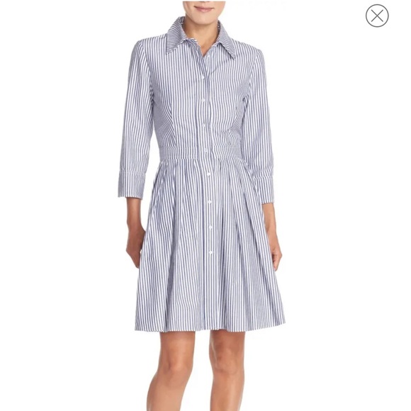 Eliza J Cotton Shirt Dress - Picture 1 of 4